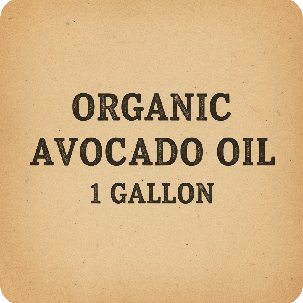 Organic Avocado Oil 1 Gallon