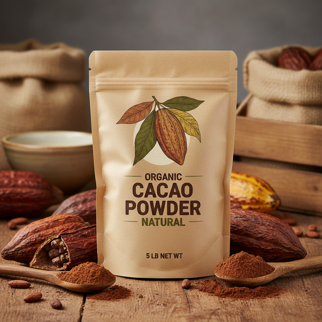 Organic Cacao Powder Natural 5 Lbs