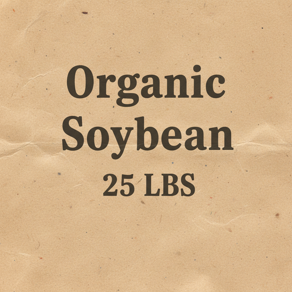 Organic Soybean 25 LBS