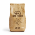 Organic Whole Oat Flour 25 LBS
