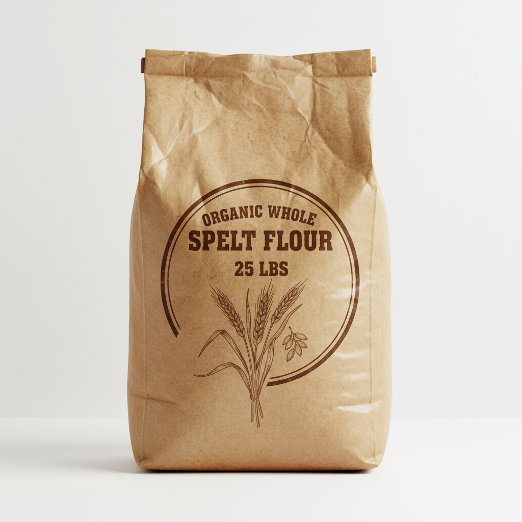 Organic Whole Spelt Flour 25 LBS